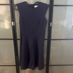 MM Lafleur Classic Navy Midi Dress